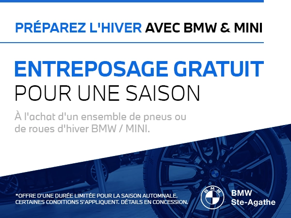 Bannière de Préparez votre hiver BMW & MINI
